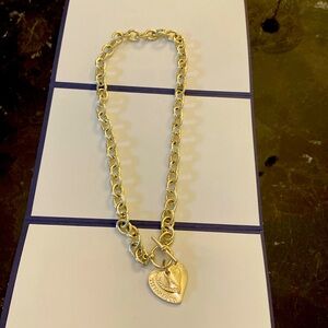 Silver link necklace